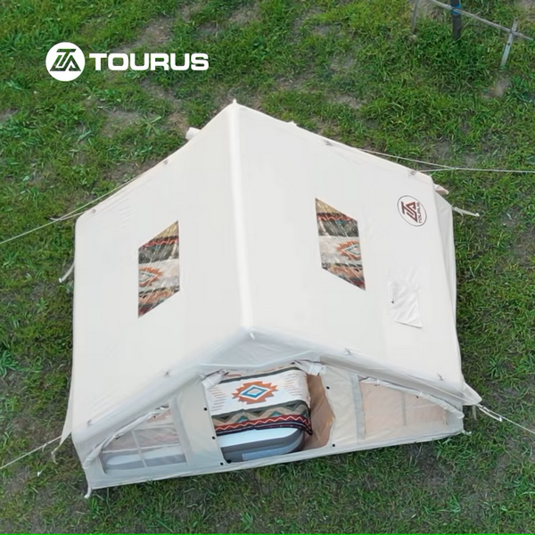 Семейна палатка Tourus AirCamp X3 – комфортна и устойчива Семейна палатка Tourus AirCamp X3 – комфортна и устойчива